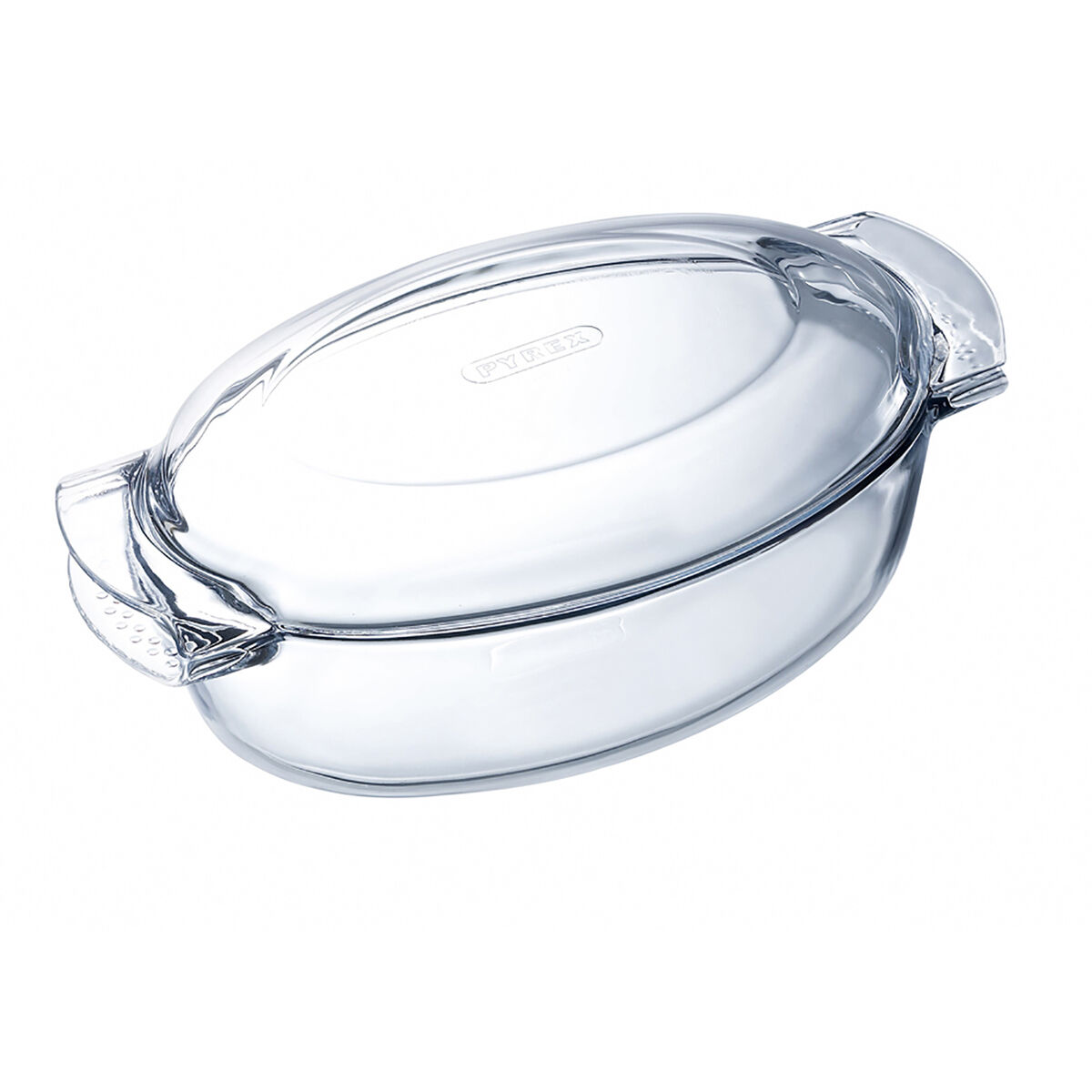 Ugnsform Pyrex Classic Med lock Oval 39 x 23 x 15 cm Transparent Glas (3 antal) - 2