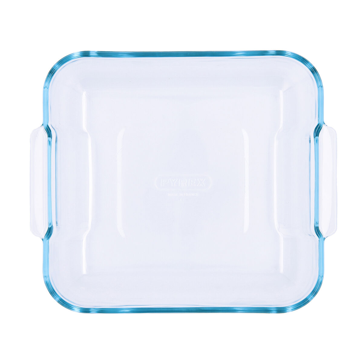 Servingsfat Pyrex Classic Fyrkantig Transparent Glas 25 x 22 x 6 cm (6 antal) - 2