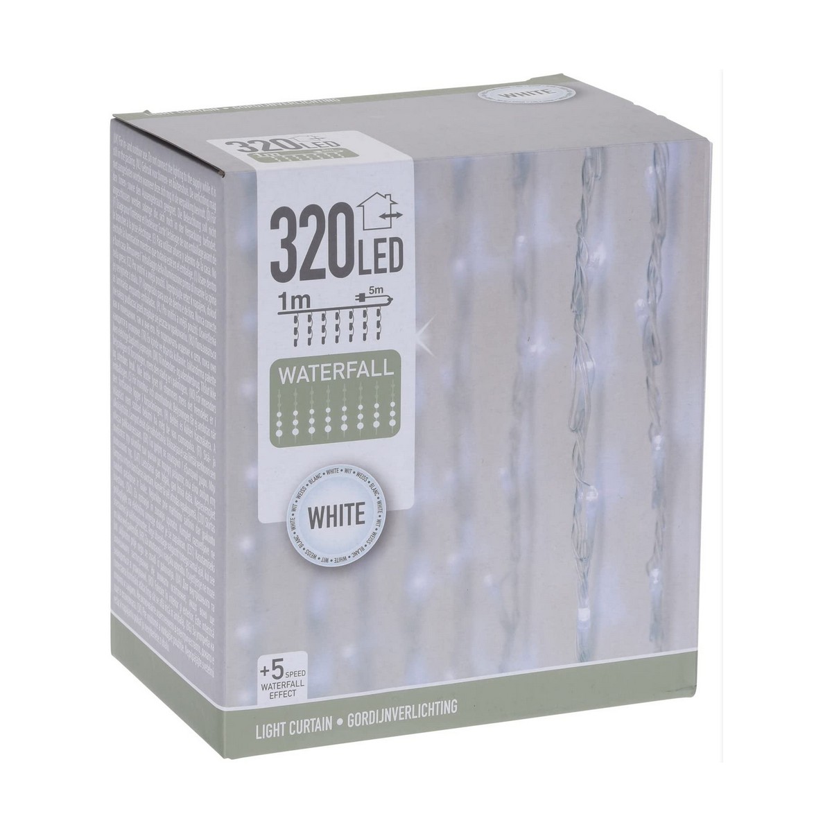 Gardinbelysning med LED 220 V 1 x 2 m - 2