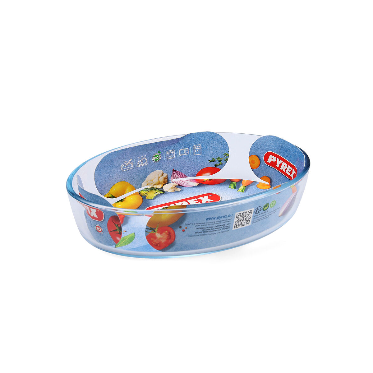Ugnsform Pyrex Classic 26 x 18 x 7 cm Transparent Glas (6 antal) - 2