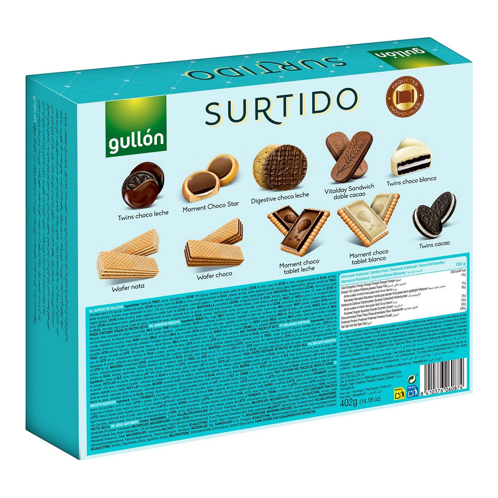 Chocolate Biscuits Gullón Premium Urval (402 g) - 2