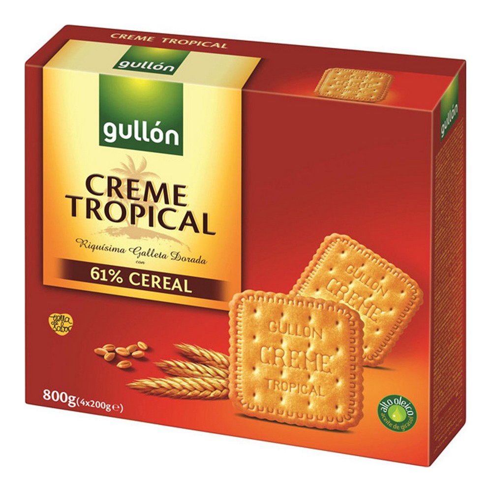 Kakor Gullón Creme Tropical (800 g)