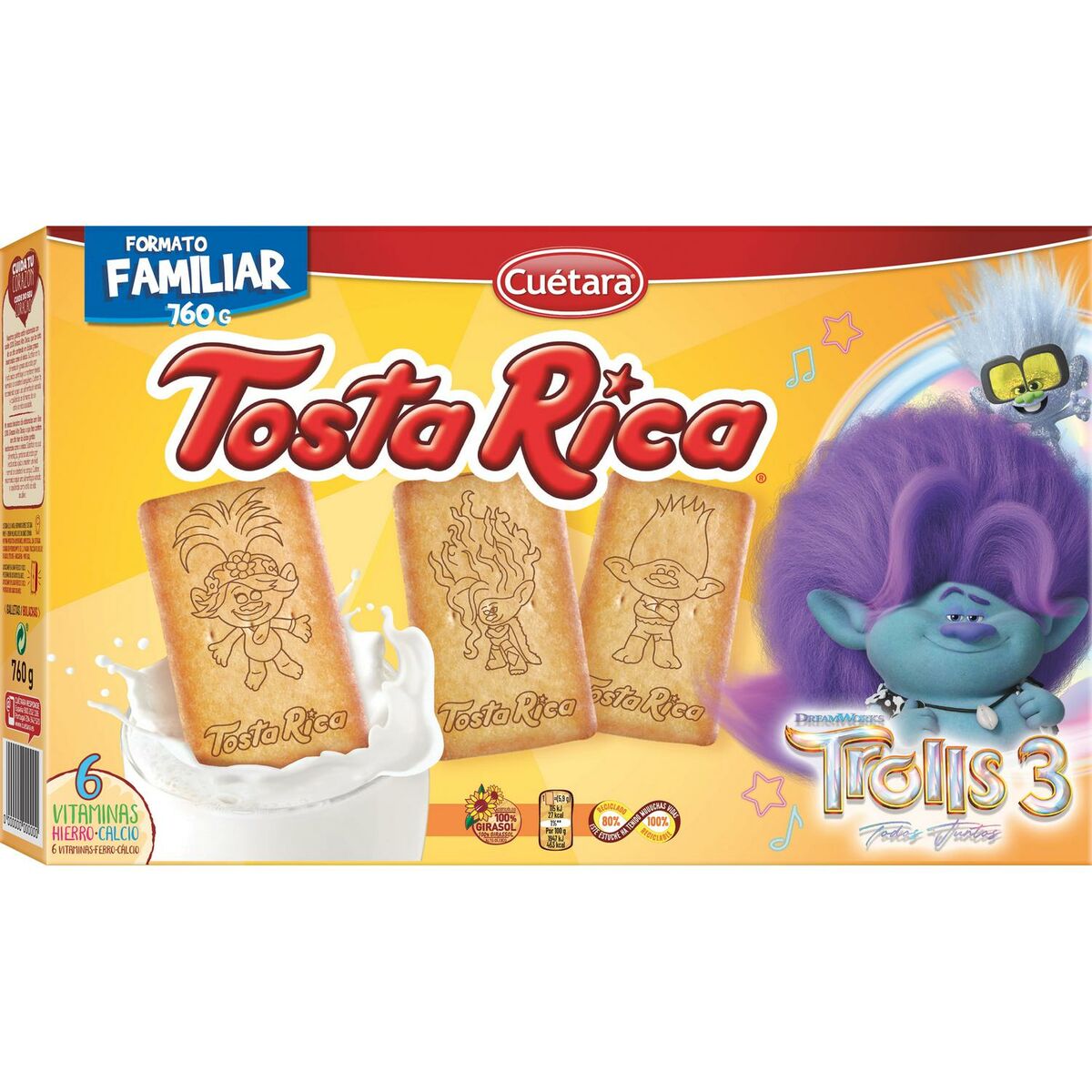 Kakor Cuetara Tostarica 760 g - 3