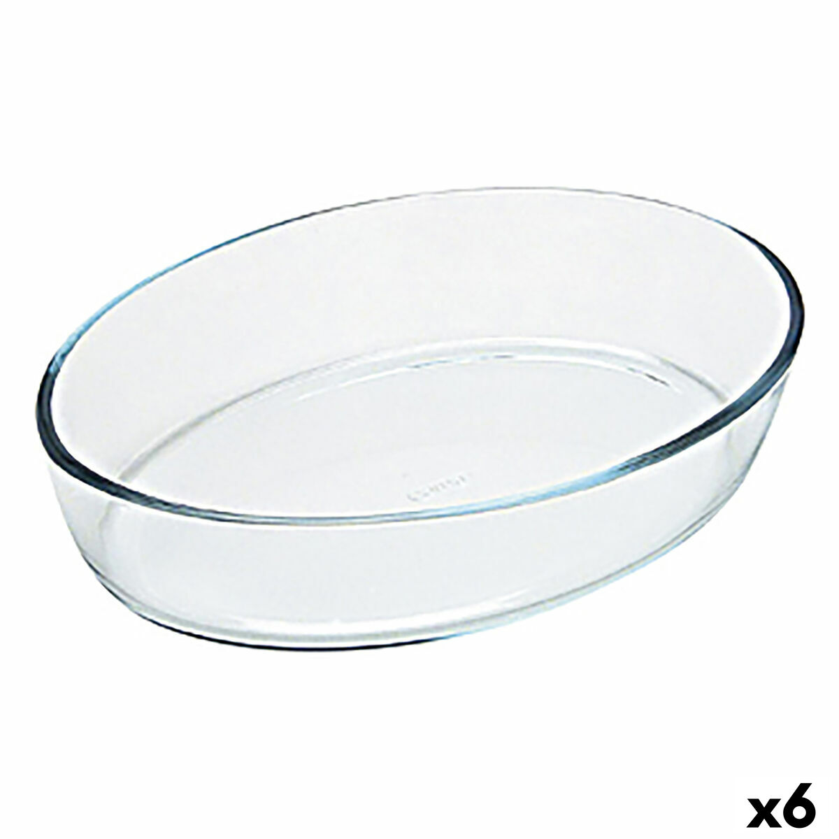 Ugnsform Pyrex Classic Oval 35 x 24 x 7 cm Transparent Glas (6 antal)