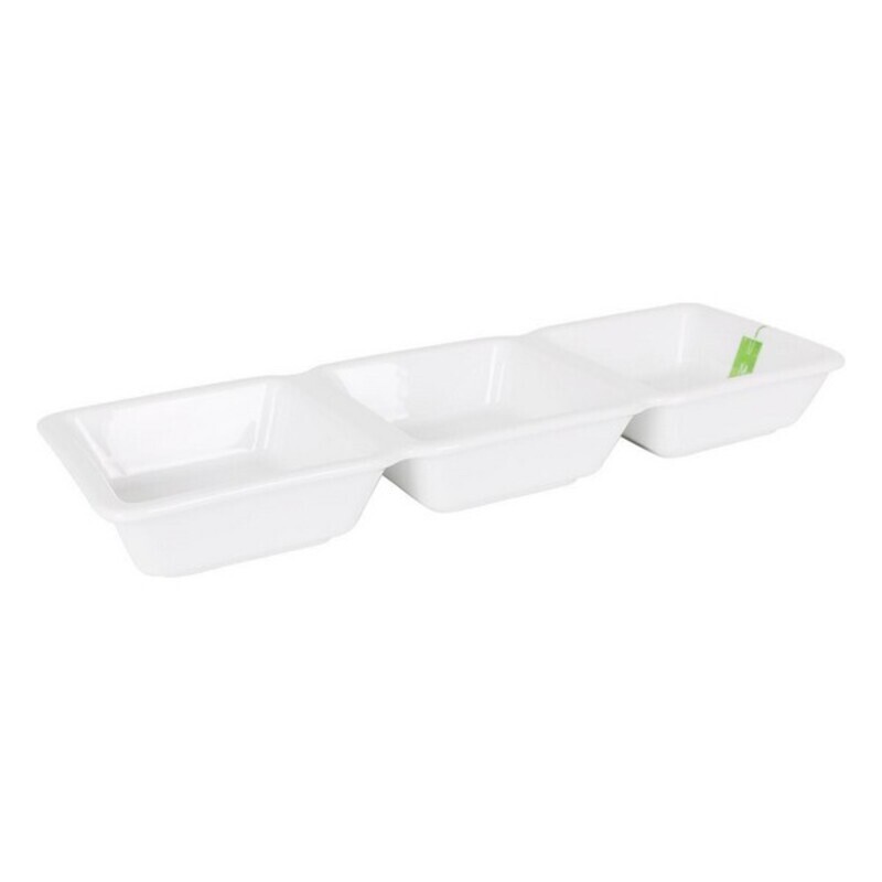 Bricka med fack Yummy Fördrink Porslin (29,3 x 9,5 x 3,3 cm) - 3