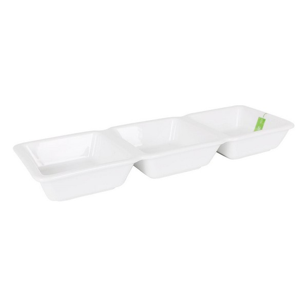 Bricka med fack Yummy Fördrink Porslin (29,3 x 9,5 x 3,3 cm) - 2