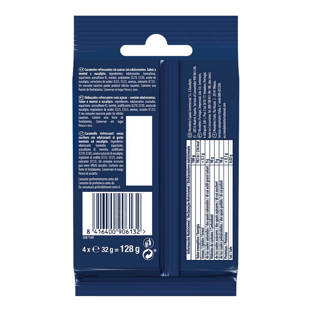 Godis Halls Eukalyptus (4 x 32 g) - 2