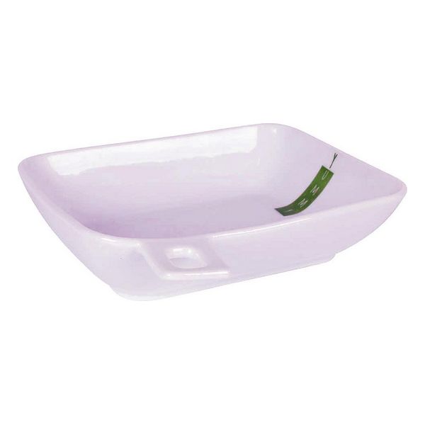 Djup tallrik Yummy Fyrkantig Vit (23 cm)