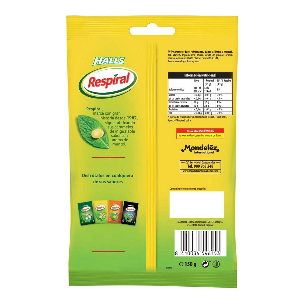 Godis Respiral Citron (150 g) - 2