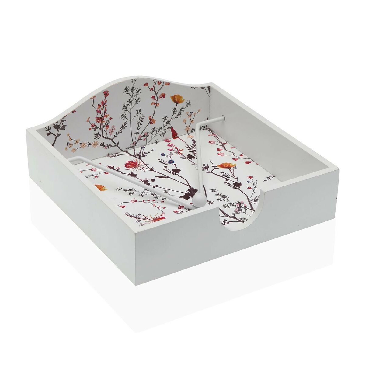 Servetthållare Versa Balbec Trä MDF 18 x 7 x 18 cm