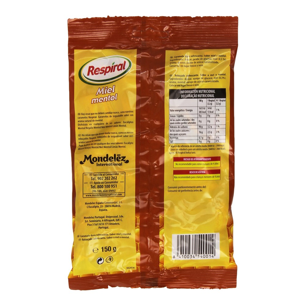 Godis Respiral Honung (150 g) - 2