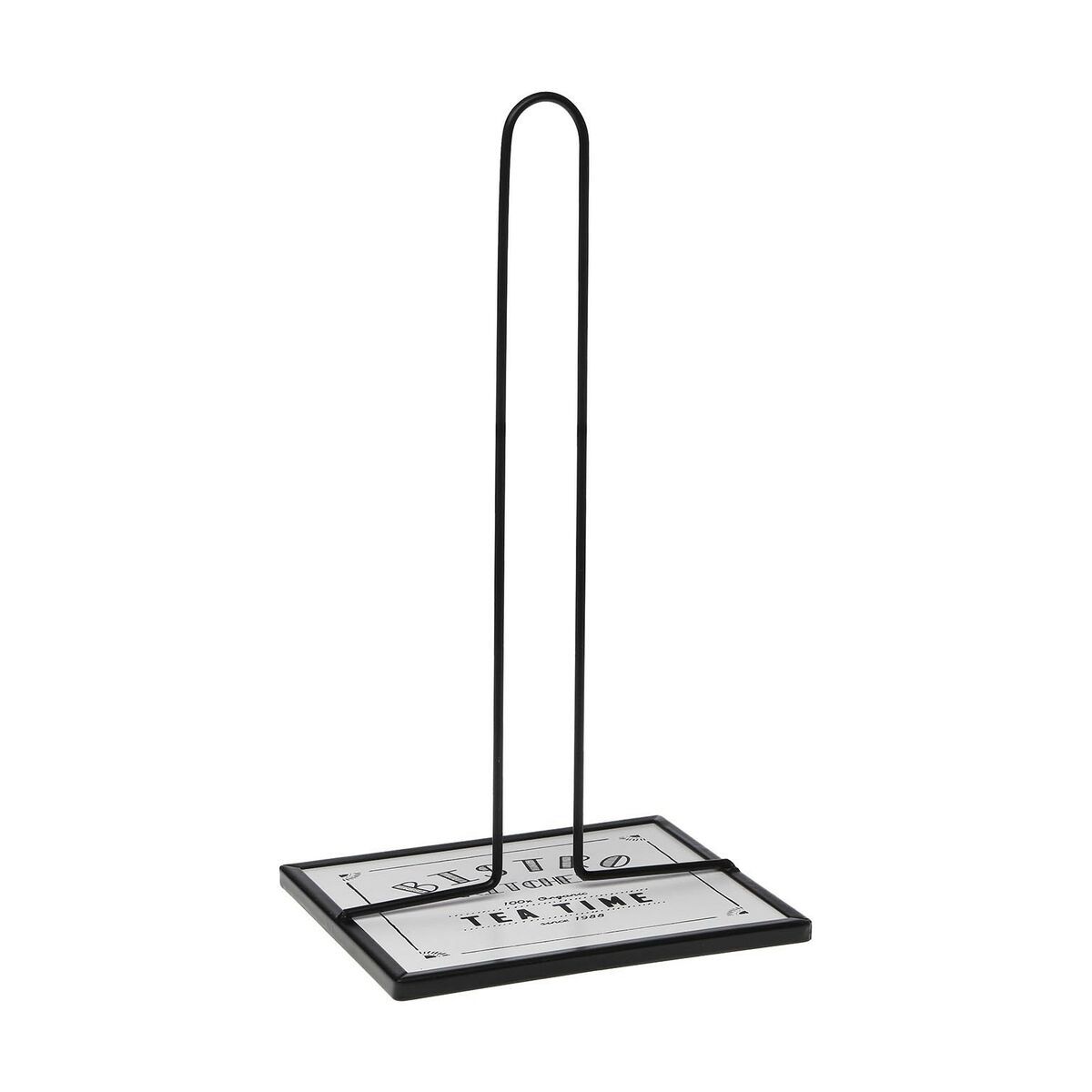 Hushållspappershållare Versa Bistro Metall Stål Trä MDF 16,5 x 31 x 13 cm