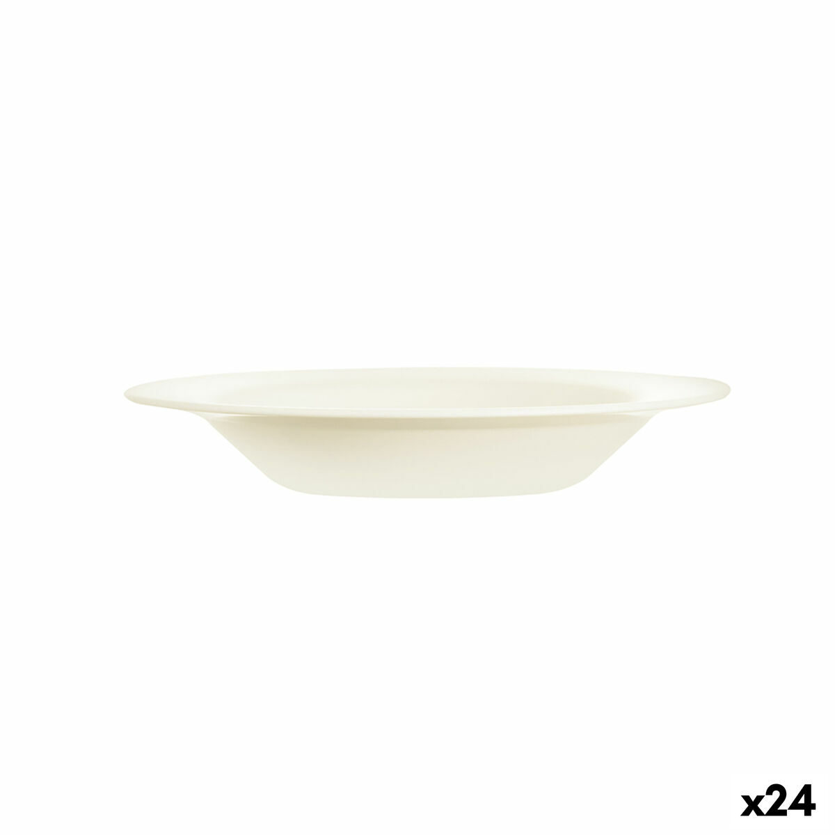 Djup tallrik Arcoroc Intensity Beige Glas (22 cm) (24 antal)