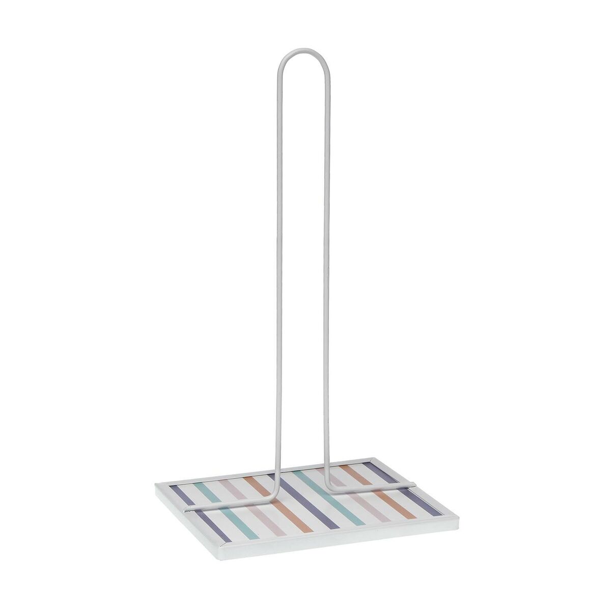 Hushållspappershållare Versa Jasper Metall Stål Trä MDF 16,5 x 31 x 13 cm