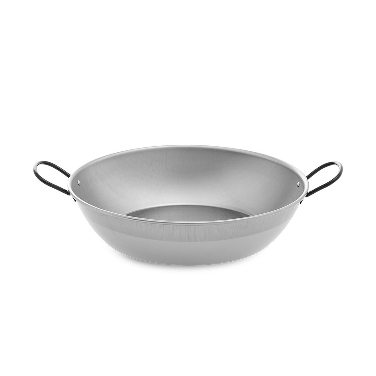 Djup stekpanna med handtag Vaello Putsat stål (Ø 34 cm)