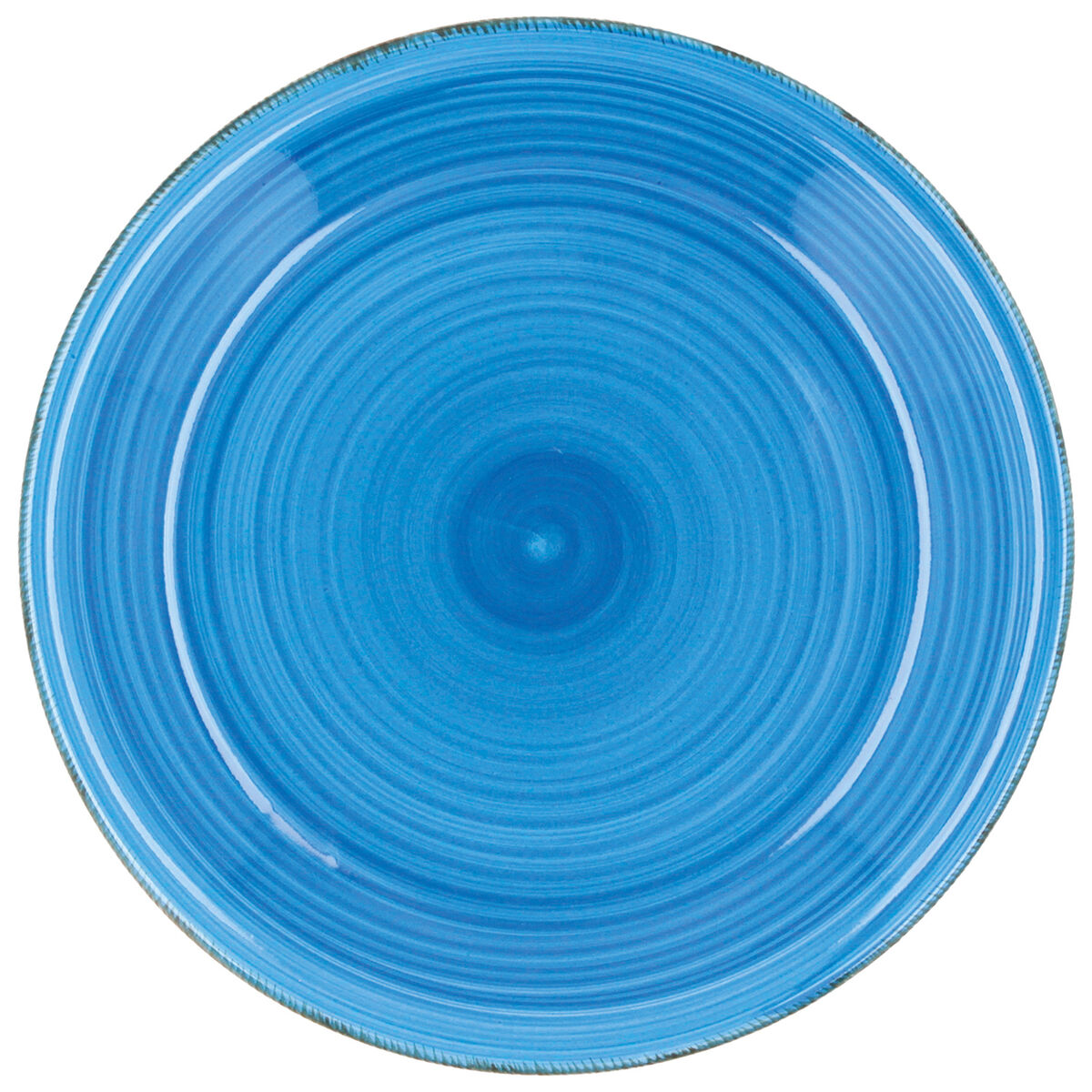 Platt skål Quid Vita Azul Blå Keramik Ø 27 cm (12 antal) - 3