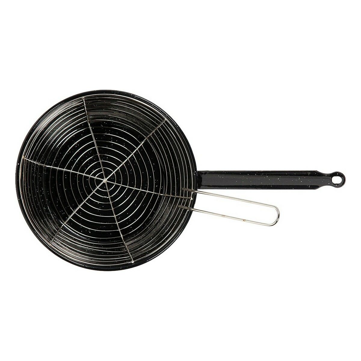 Stekpanna med Korg Vaello Svart Emaljerat stål (Ø 26 cm) - 2