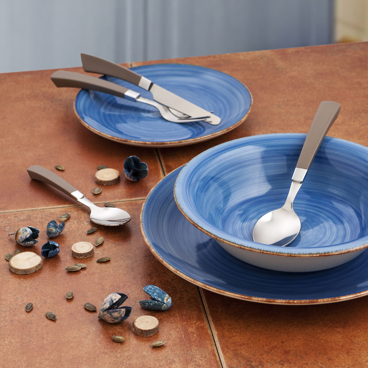 Dessert Quid Vita Keramik Blå (19 cm) (12 antal) - 2