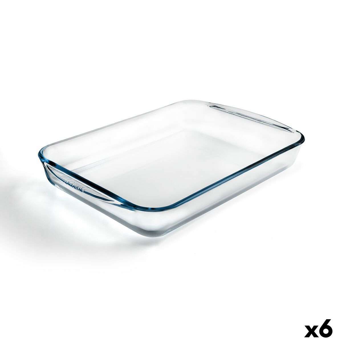 Ugnsform Pyrex Classic Vidrio Rektangulär Transparent Glas 40 x 27 x 6 cm (6 antal)
