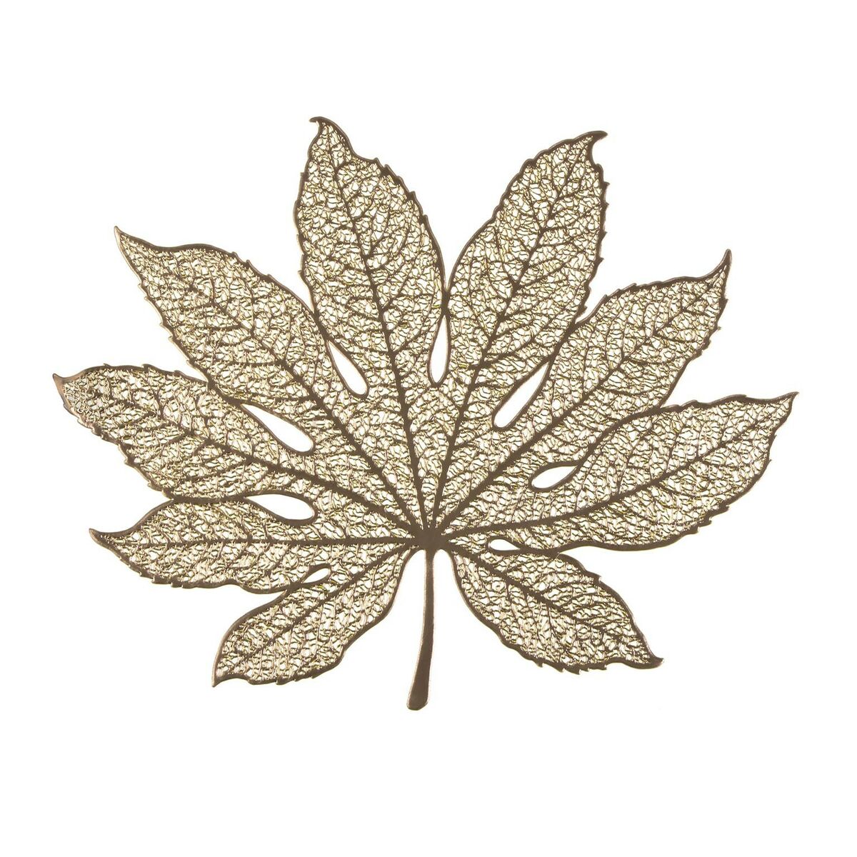 Bordsunderlägg Versa Gyllene Blad PVC 38 x 38 cm