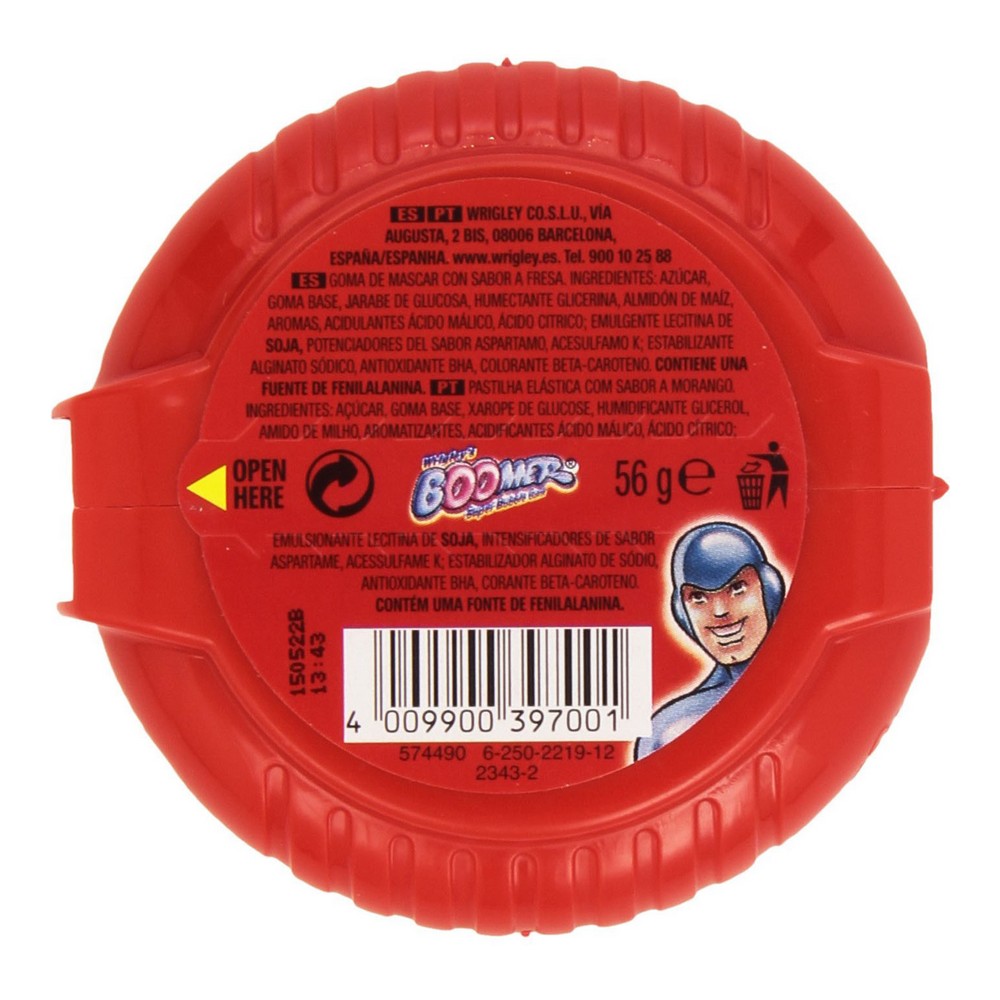 Tuggummi Boomer MaxiRoll Jordgubbe (56 g) - 3