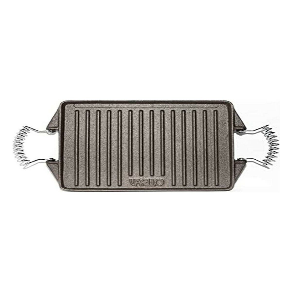 Grillplatta Vaello Rektangulär Grå Gjutjärn (27 x 21 cm) - 2