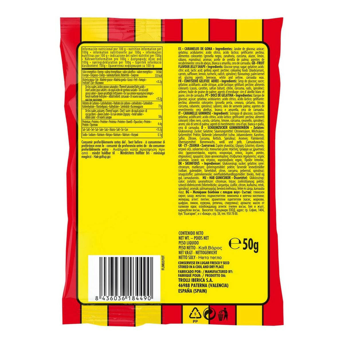 Godis Trolli Mini Burger (50 g) - 8