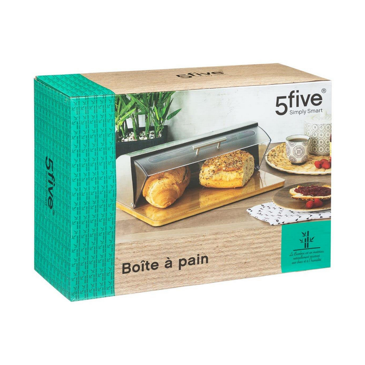 Brödkorg 5five Bambou cuisine Silvrig - 3