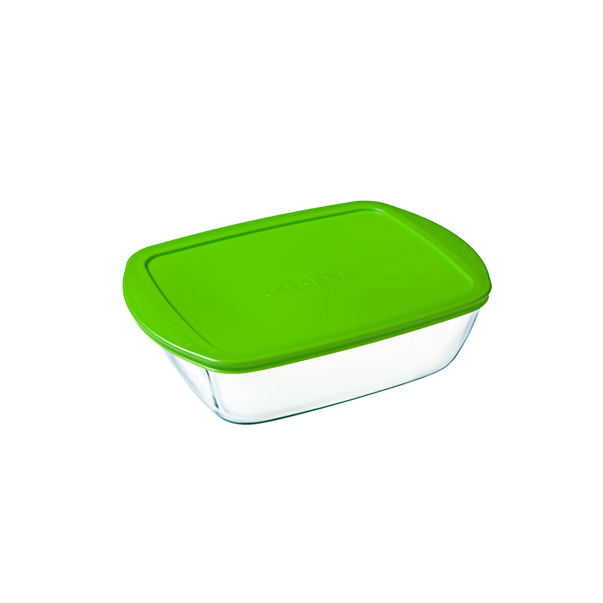 Rektangulär matlåda med lock Pyrex Cook & Store 17,9 x 10,8 x 5,3 cm Grön 400 ml Silikon Glas (6 antal) - 2