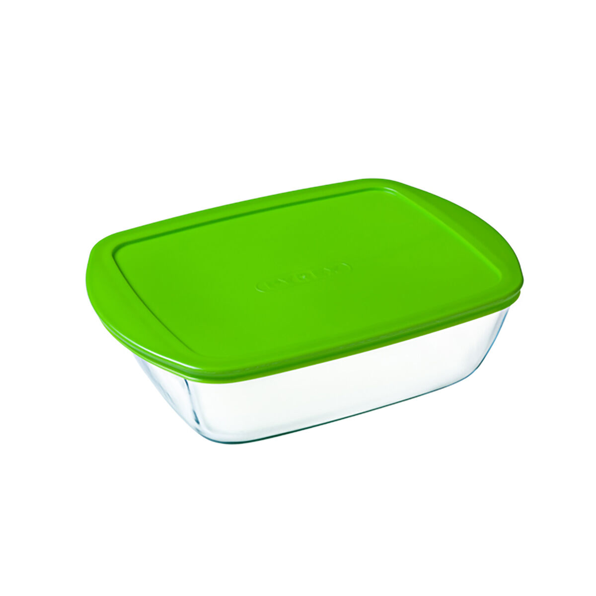 Rektangulär matlåda med lock Pyrex Cook & Store Grön 1,1 L 23 x 15 x 7 cm Silikon Glas (6 antal) - 2