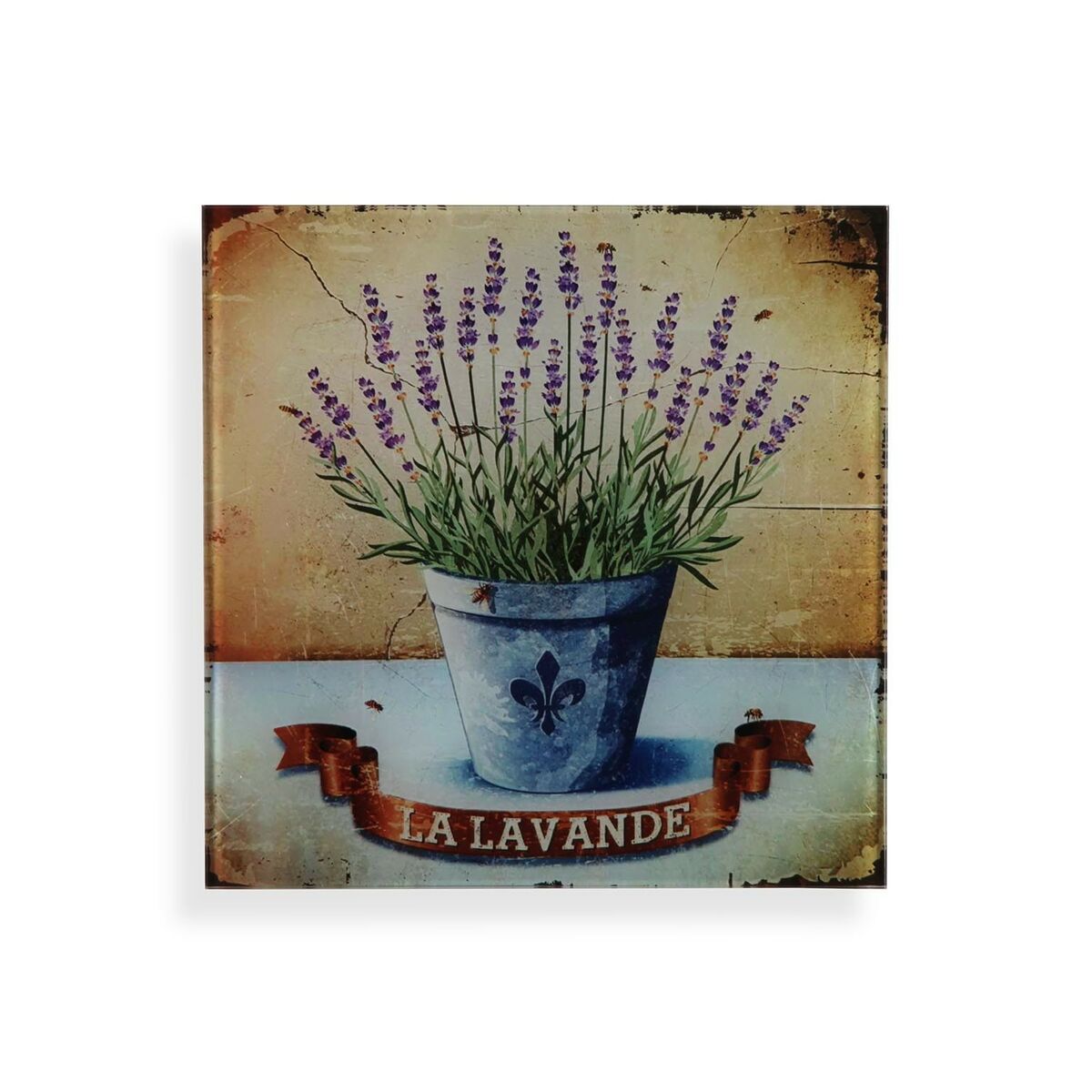 Tavla Versa Lavendel Glas 1 x 30 x 30 cm