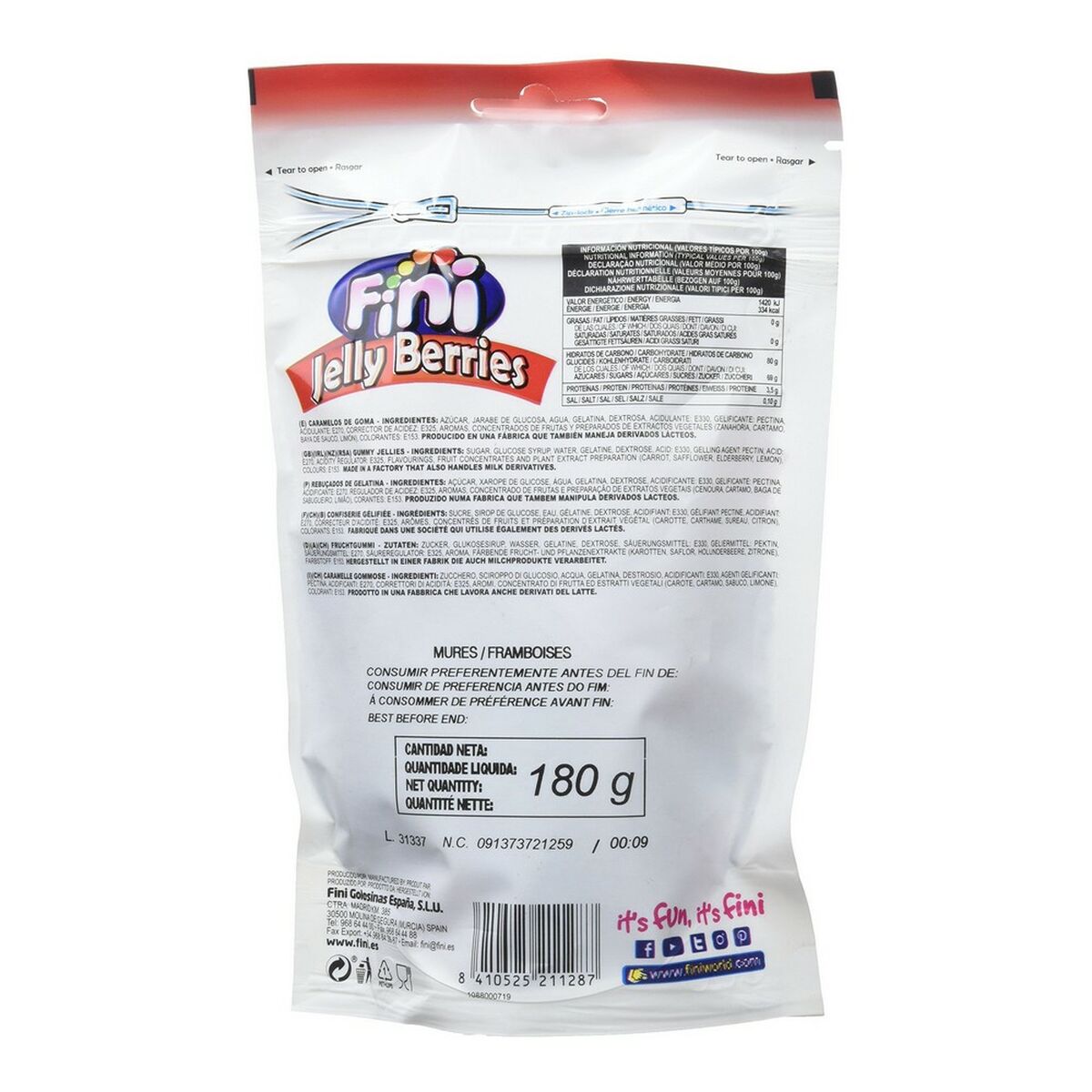 Godis Fini Björnbär (180 g) - 6