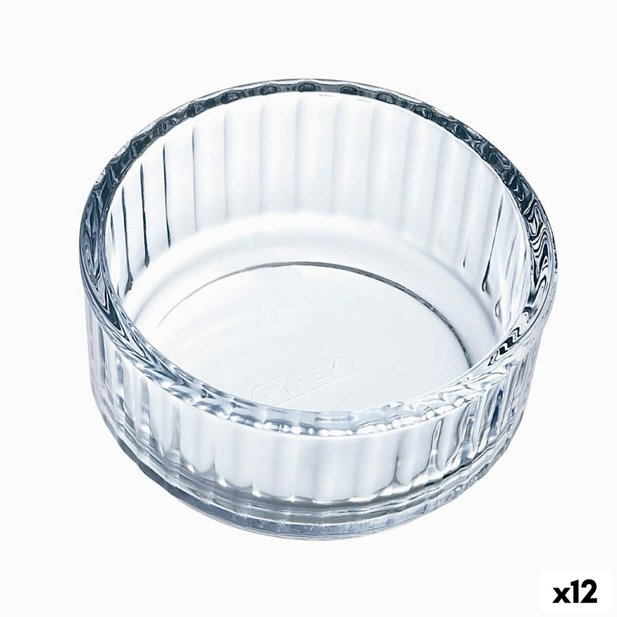 Bakform Pyrex Classic Vidrio Rund Transparent 10 x 10 x 5 cm (12 antal)