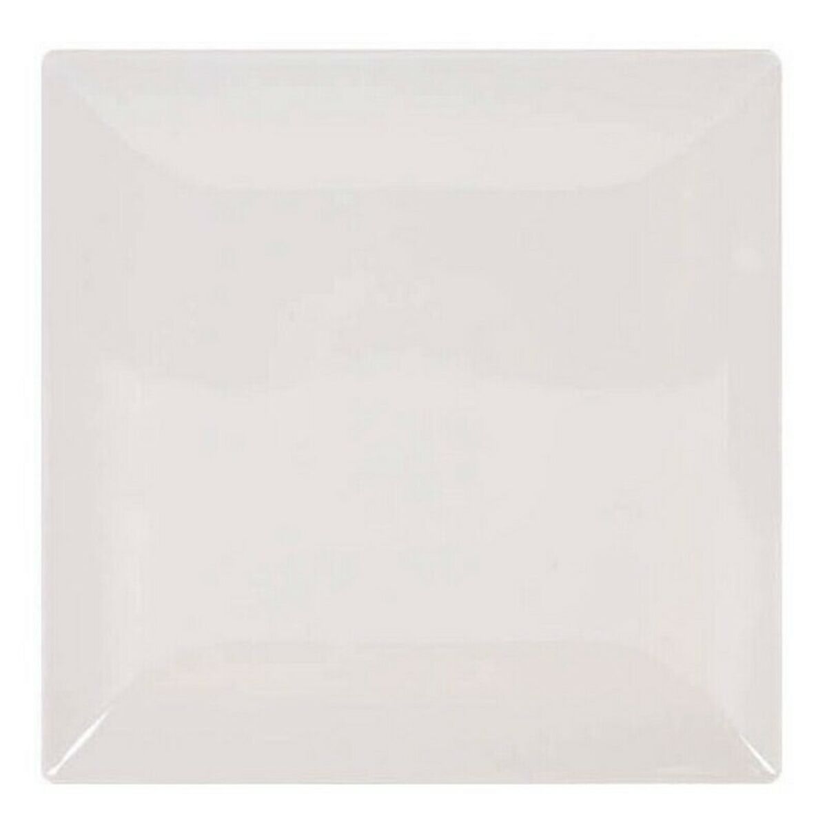 Platt skål La Mediterránea Elite Stengods Elfenben 26,5 x 26,5 x 2,5 cm - 3