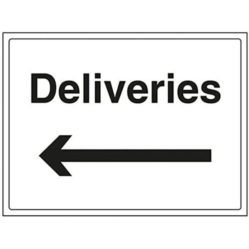 Självhäftande tecken "Deliveries" (40 x 30 cm) (Renoverade C) - 2