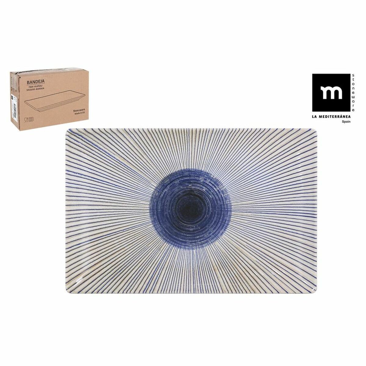 Servingsfat La Mediterránea Irys Rektangulär, Mått: 30 x 20 cm - 4