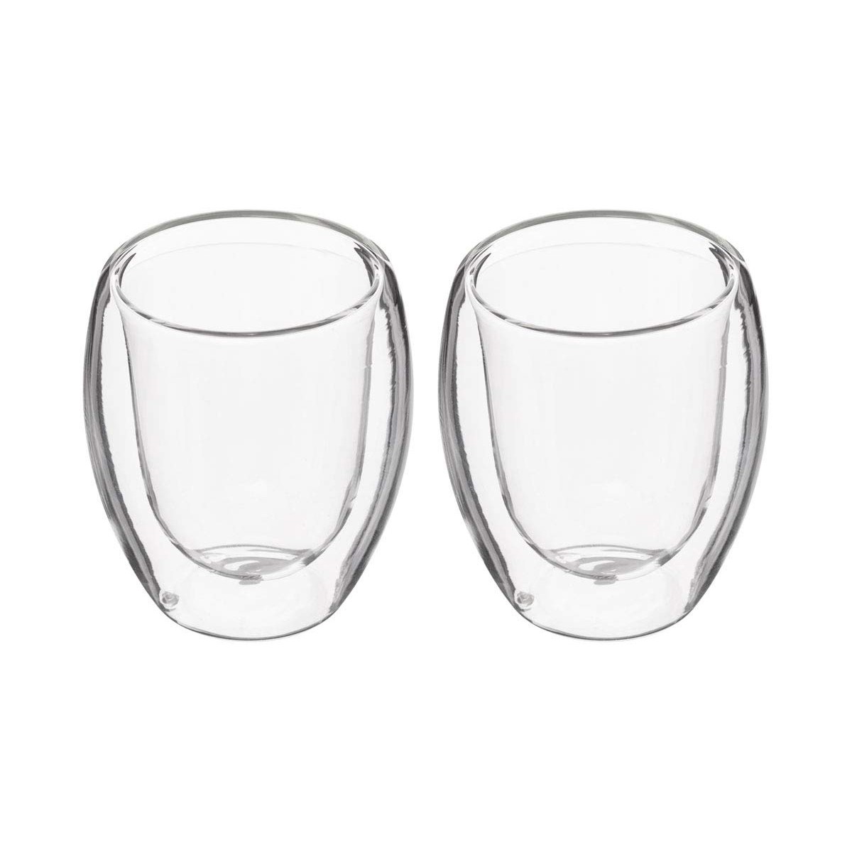 Set med kaffekoppar Secret de Gourmet Glas Transparent (7 cl)