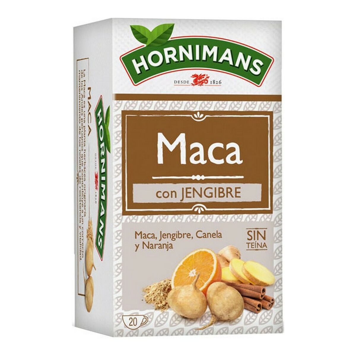 Infusion Hornimans Maca Ingefära (20 uds) - 2