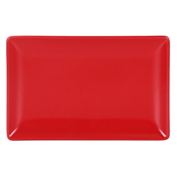 Bricka Ming II Rektangulär Röd, Mått: 30 x 20 x 2,5 cm - 2
