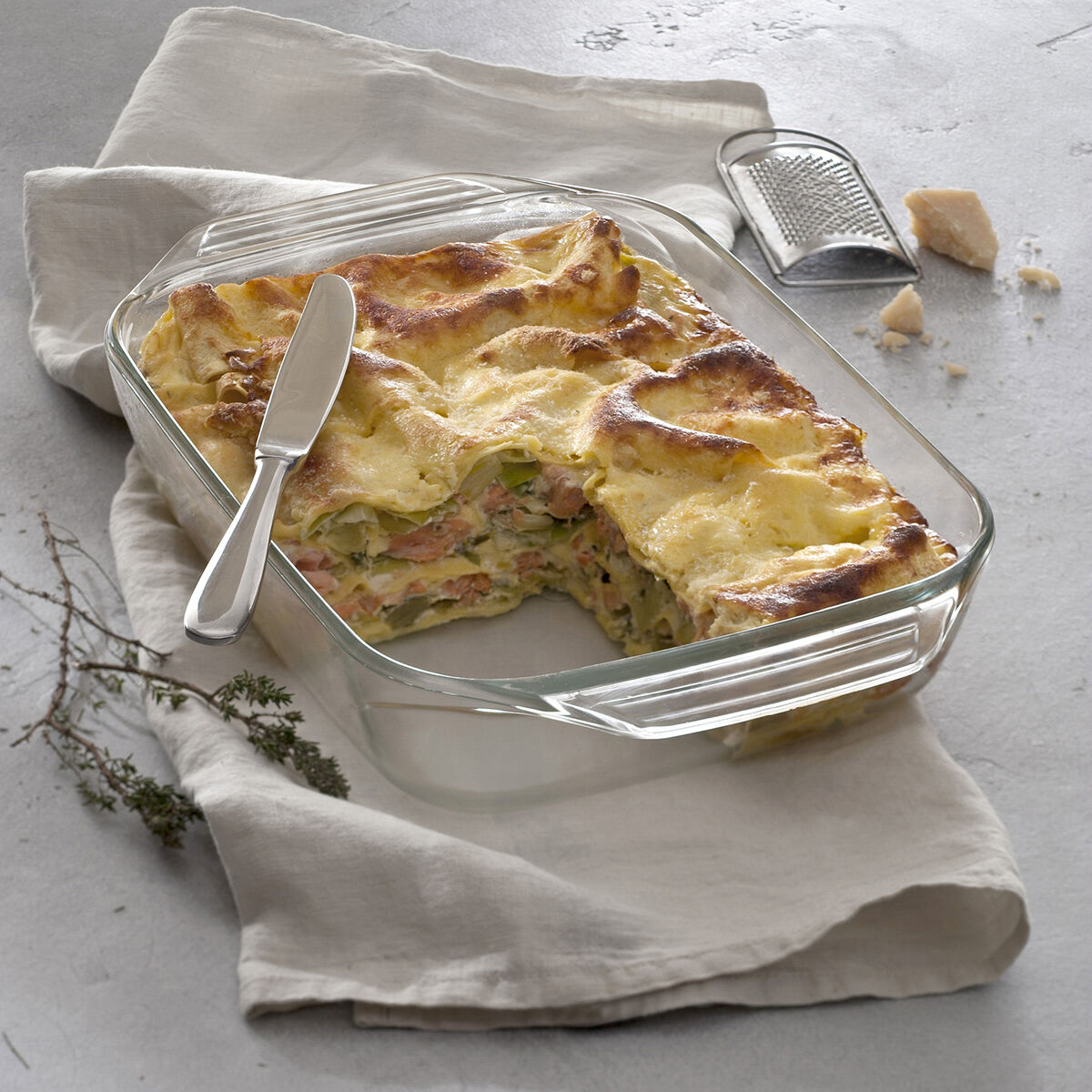 Ugnsform Pyrex Irresistible Rektangulär 39 x 24,5 x 6,9 cm Transparent Glas (6 antal) - 3
