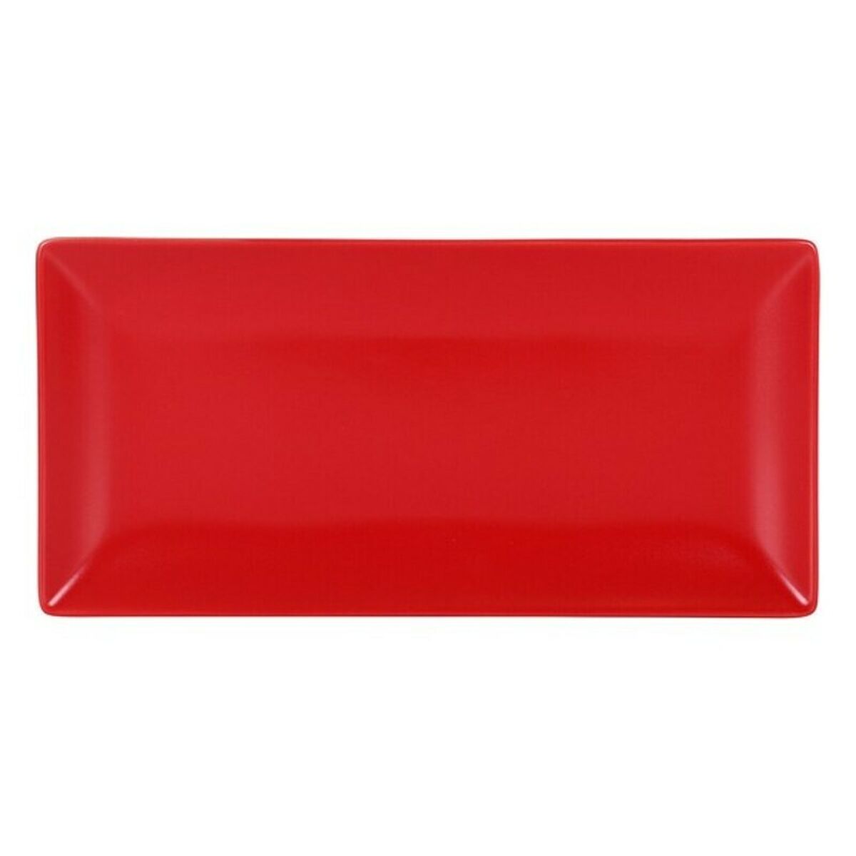 Bricka Ming II Rektangulär Röd, Mått: 20 x 13 x 2 - 15