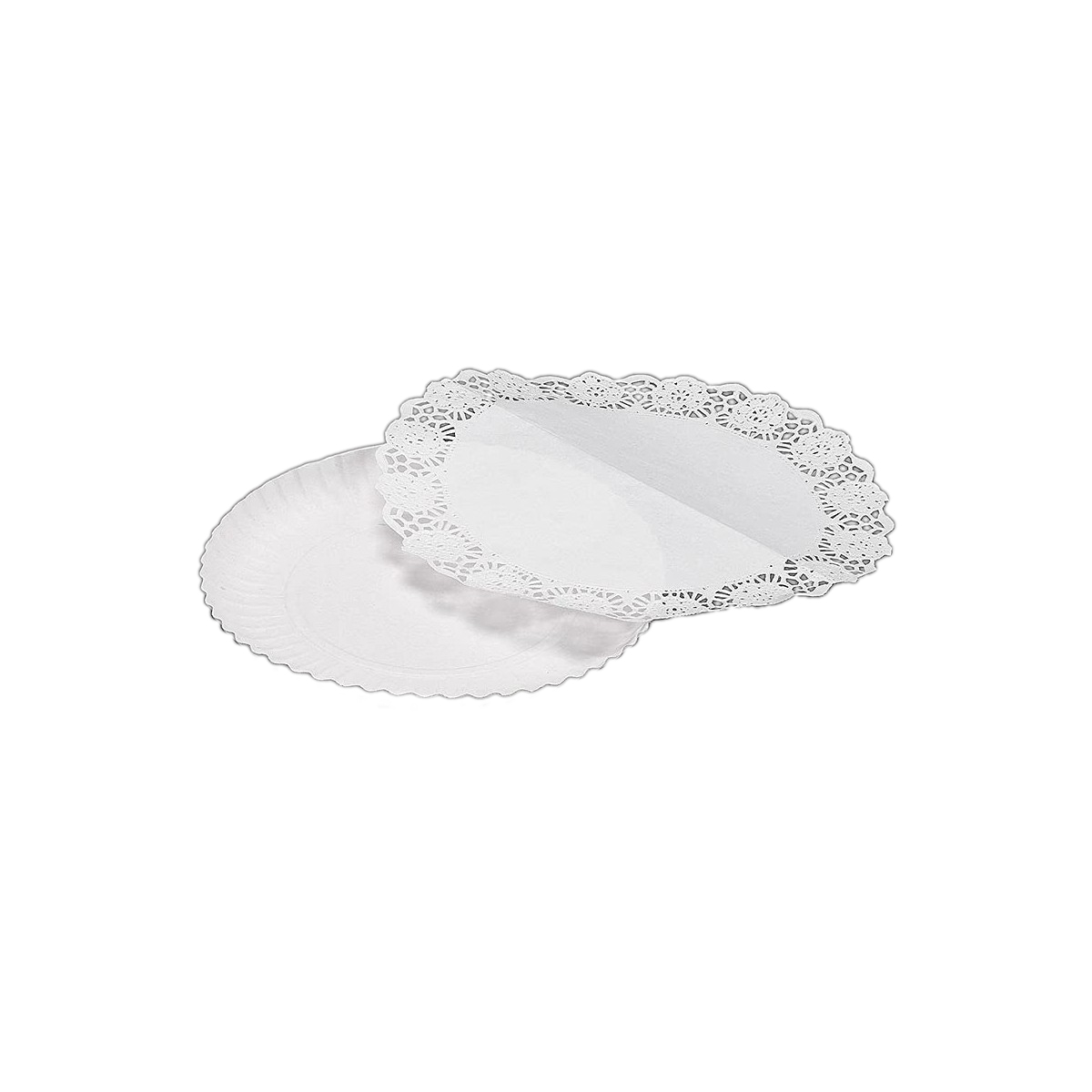 Uppsättning med Brickor Best Products Green Vit Papp
