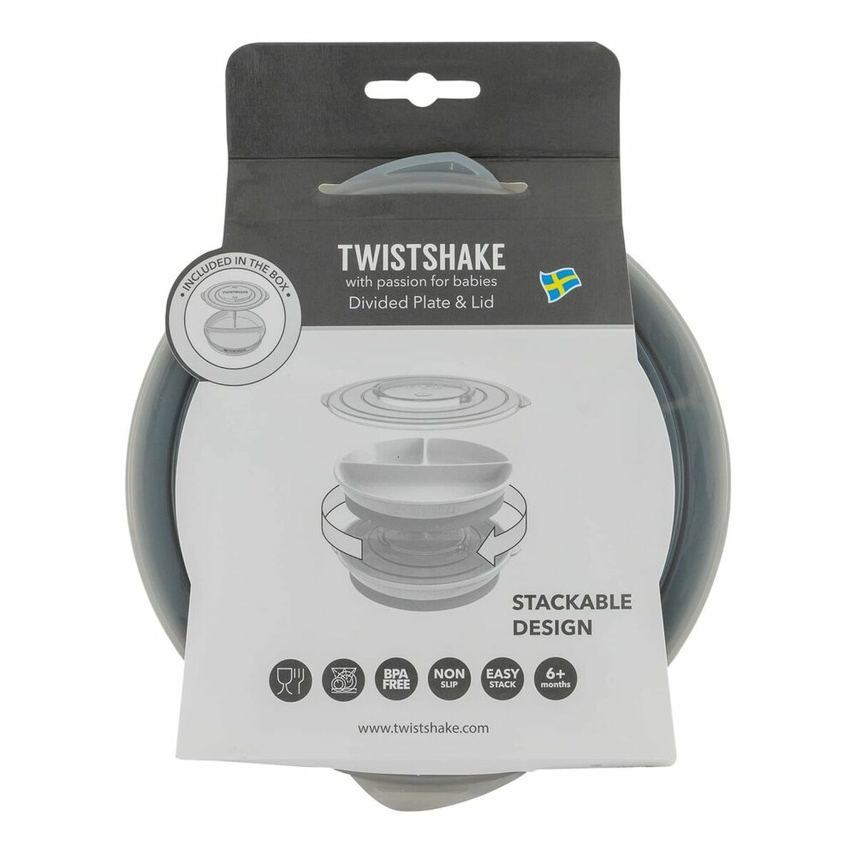 Tallrik Twistshake 78174 3 Fack (Renoverade A) - 4
