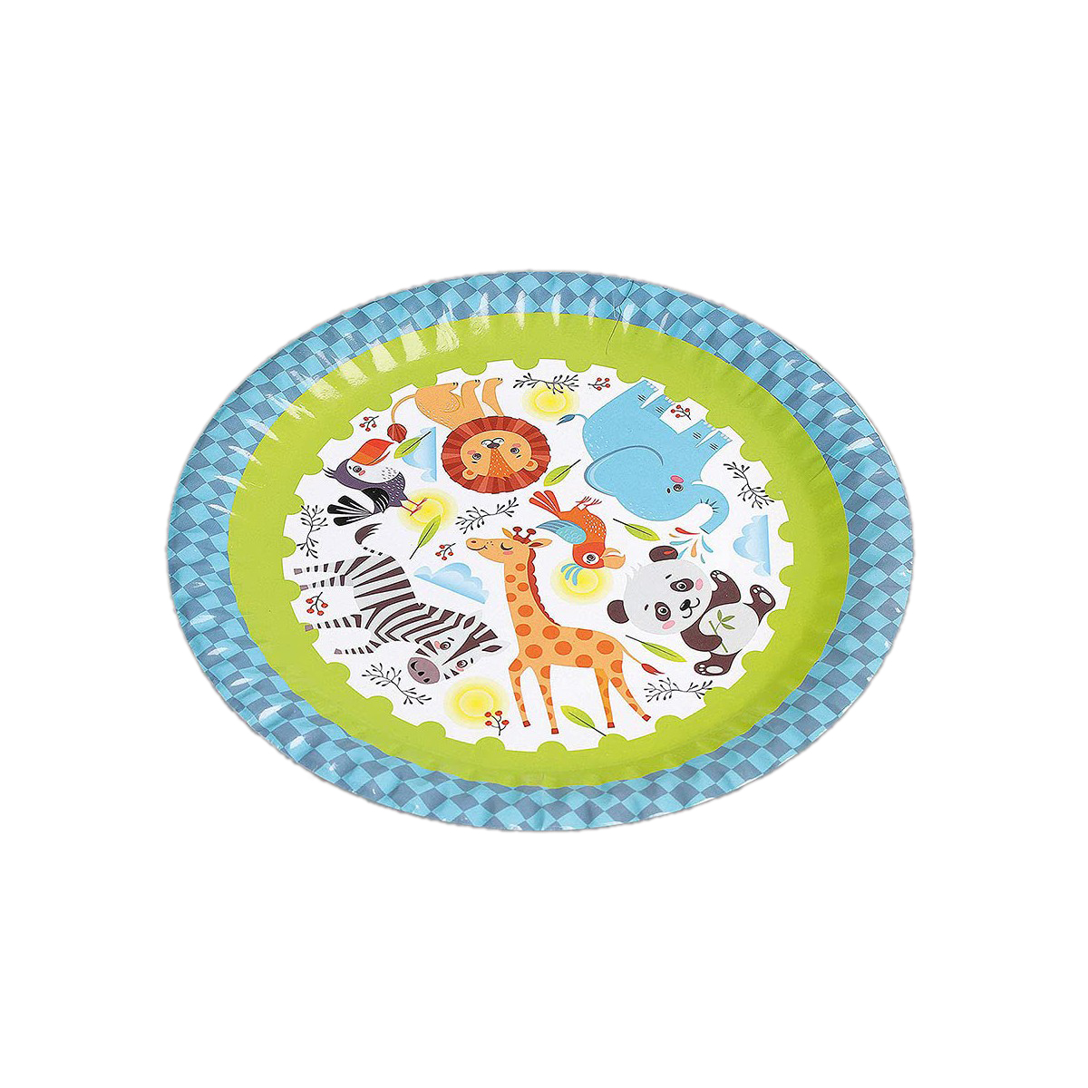 Tallriksset Best Products Green 4 Delar Papp Ø 23 cm