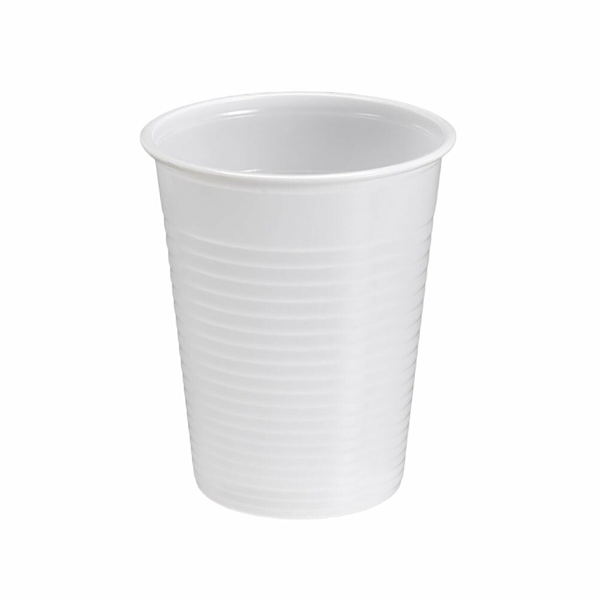 Glas Best Products Green Engångsanvändning Biologiskt nedbrytbar 200 ml Vit Plast 25 antal