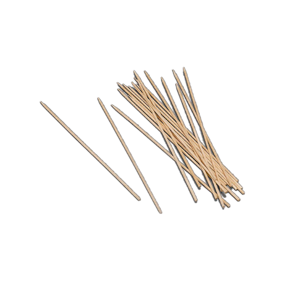 Ätpinnar i trä Best Products Green 100 Delar (200 x 2 mm)
