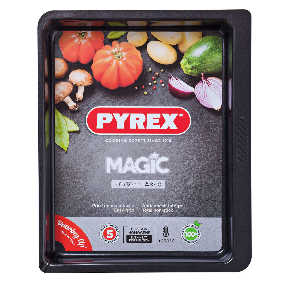 Ugnsform Pyrex Magic Rektangulär Metall 6 antal 40 x 31 cm - 2