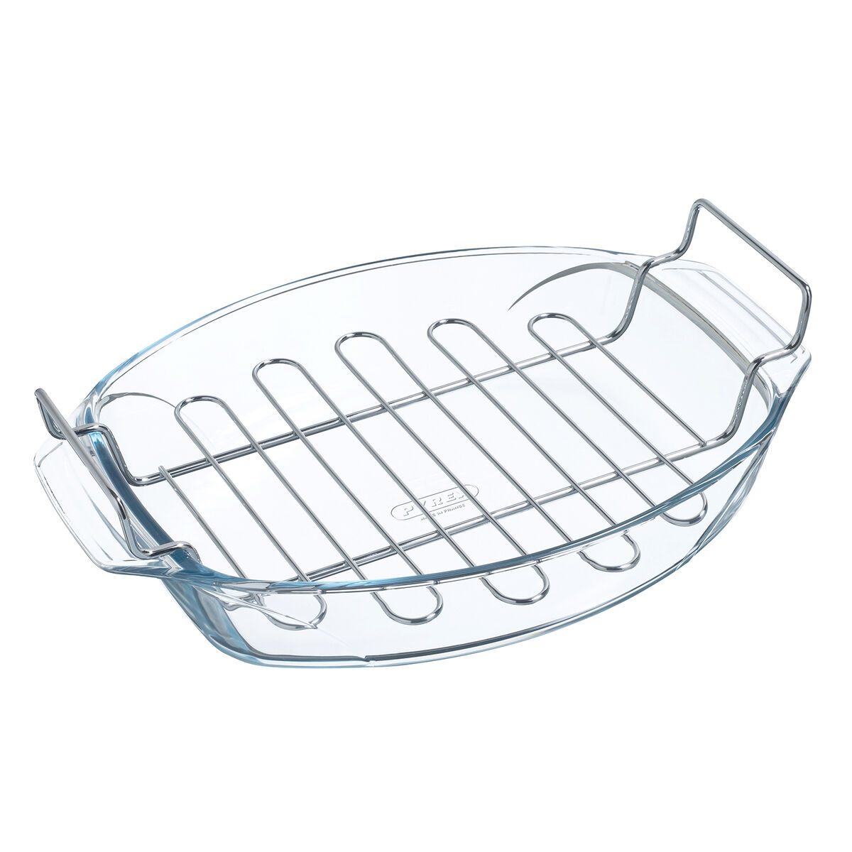 Servingsfat Pyrex Irresistible Avlång Galler 39 x 27 x 11 cm Transparent Glas (3 antal) - 2
