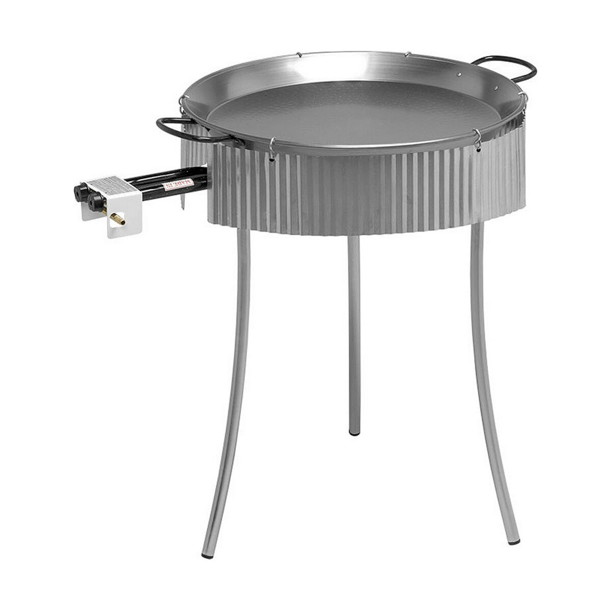 Skydd för paella-stativ Vaello Justerbar Modulär Galvaniserat stål 67 x 0,4 x 17 cm (6 Delar)
