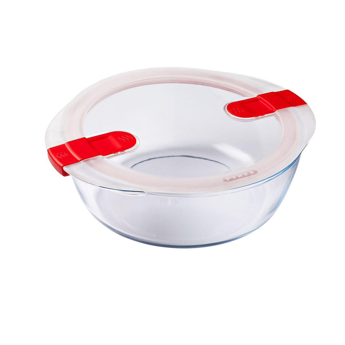 Hermetisk matlåda Pyrex Cook&heat 26 x 23 x 8 cm 2,3 L Röd Glas (6 antal) - 4